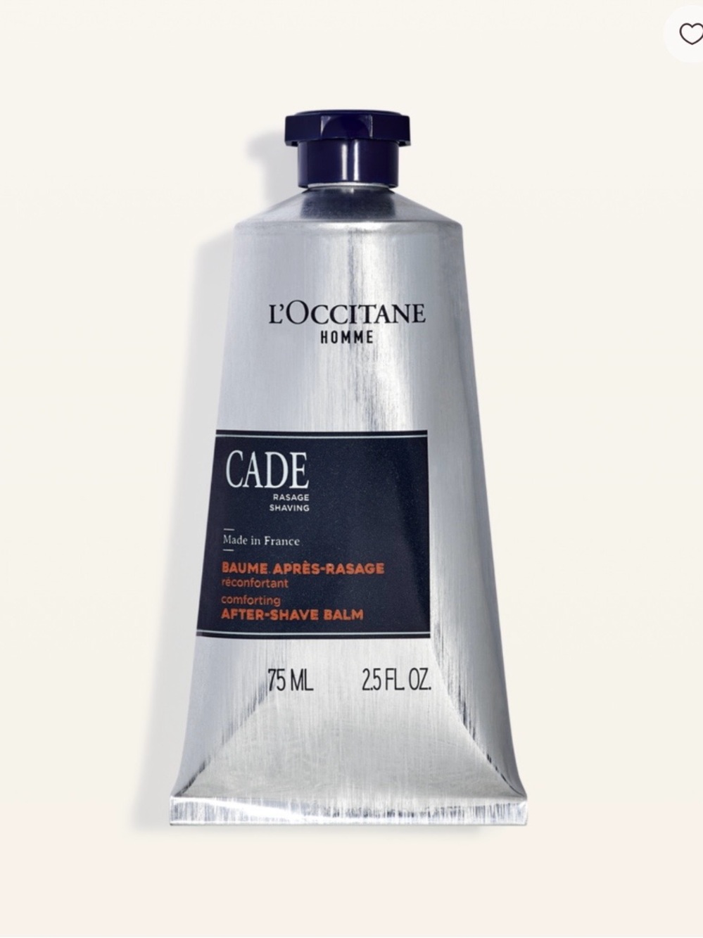 L'OCCITANE Cade After-Shave Balm - Silver, Black